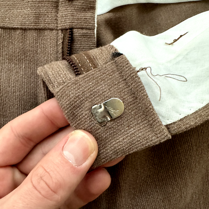 Mens 1950s 1960s Sears Pleated Dress Slacks 35x30 50s 60s Vtg Pants Fleck