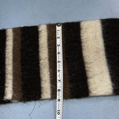 VTG Scarf Brown Colors 1970s 70s Cute Winter Wool? Soft Cozy Rockabilly