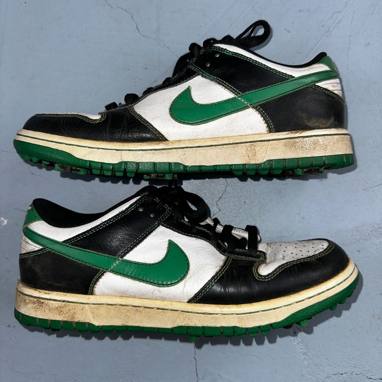 Nike SB Dunk NG Golf - SIZE 8.5 - 484294-100 White Court Green Black OG QS