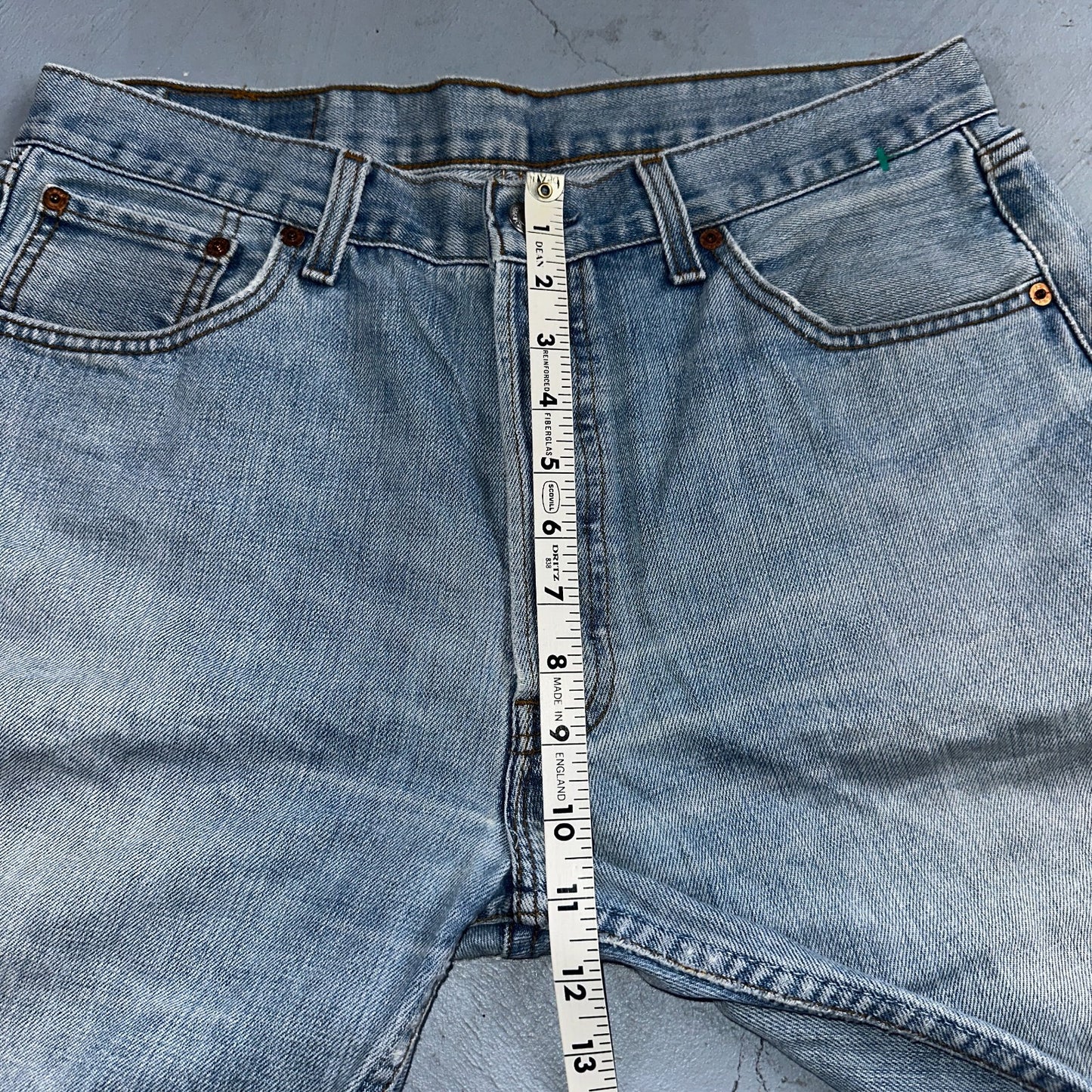 Levis 501 Vintage Y2K XX Straight Leg Jeans Blue Light Wash 34x34 Act 32x31