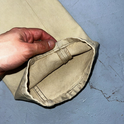 Levis 501 Vintage 90s USA XX Straight Leg Jeans Khaki Light Wash 31x30 Act 31x29