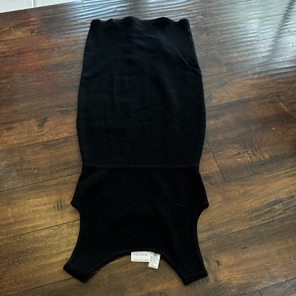 Preview Collection S Black Pure Wool X Fine Merino Sweater Dress Sleevless VTG