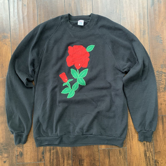 Kiss From A Rose Music Batman Grunge Vintage Crewneck Sweatshirt 90s 80s