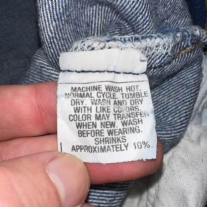 Levis 501 Vintage 90s USA XX Straight Leg Jeans Blue Med Wash 42x33 Act 37x29