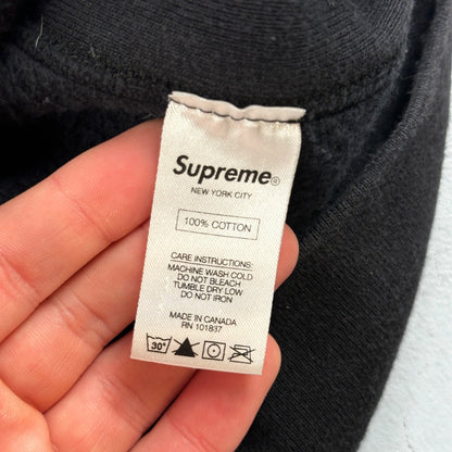 Supreme Araki Rose Hooded Sweatshirt Black Size Medium Hoodie FW16 2016