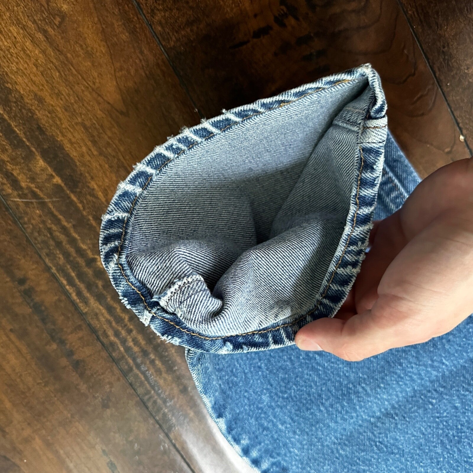 Levis 517 Vintage 90s USA Orange Tab Bootcut Flare Blue Jeans 35x30 Act 32x28