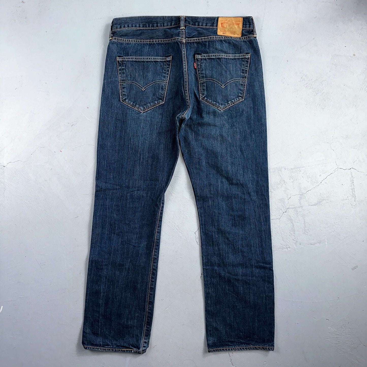 Levis 501 Y2K XX Straight Leg Jeans Blue VTG Med Wash 36x32 Act 35x30