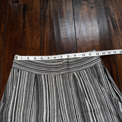 Vintage USA Rockabilly Womens Dress Pants 60s 70s Top Bottom Capri Striped 24x20