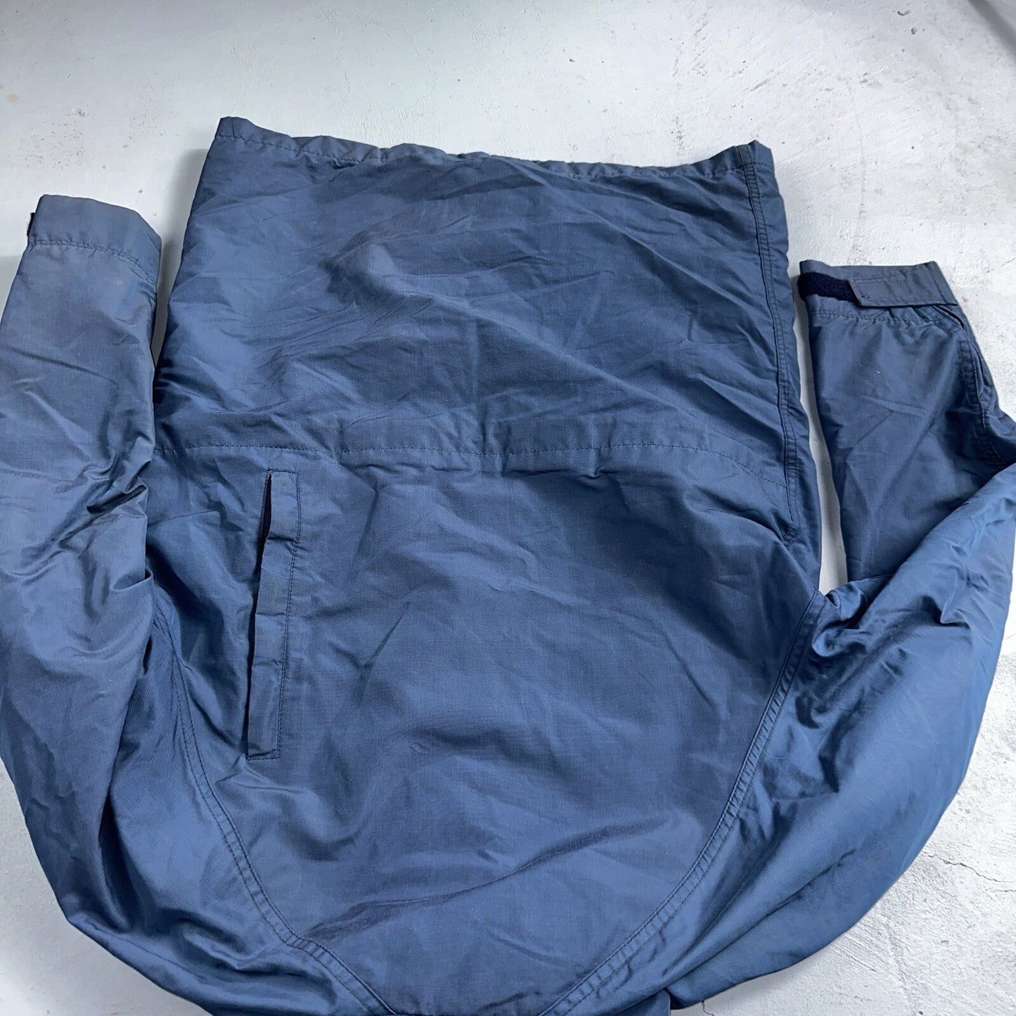 LL Bean Parka VTG Jacket Mens M Baxter State  Maine Coat Plaid Lined Blue Wool