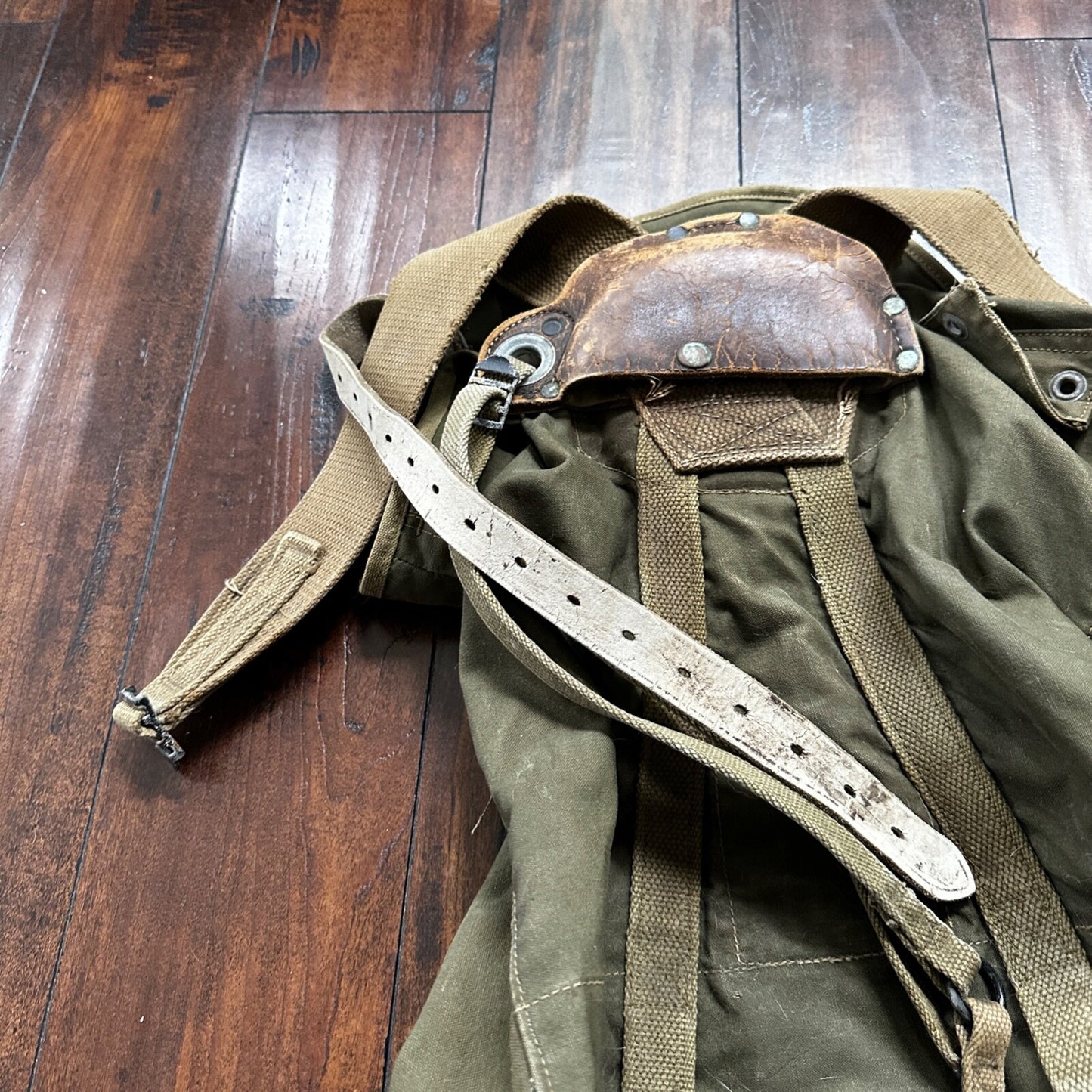 VTG WWII US Army JQD 88B Mountain Div Rucksack Backpack WW2 AVERY 1943