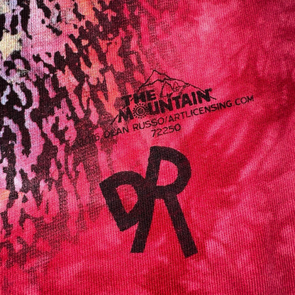 The Mountain Bear Red Tye Dye VTG T Shirt XL Y2K Hunting Alaska Bite