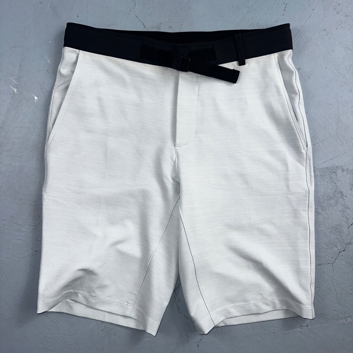 Nike Mens Golf Athletic Gym 28 Muscle Shorts Dri Fit Gray Gym Sports Small