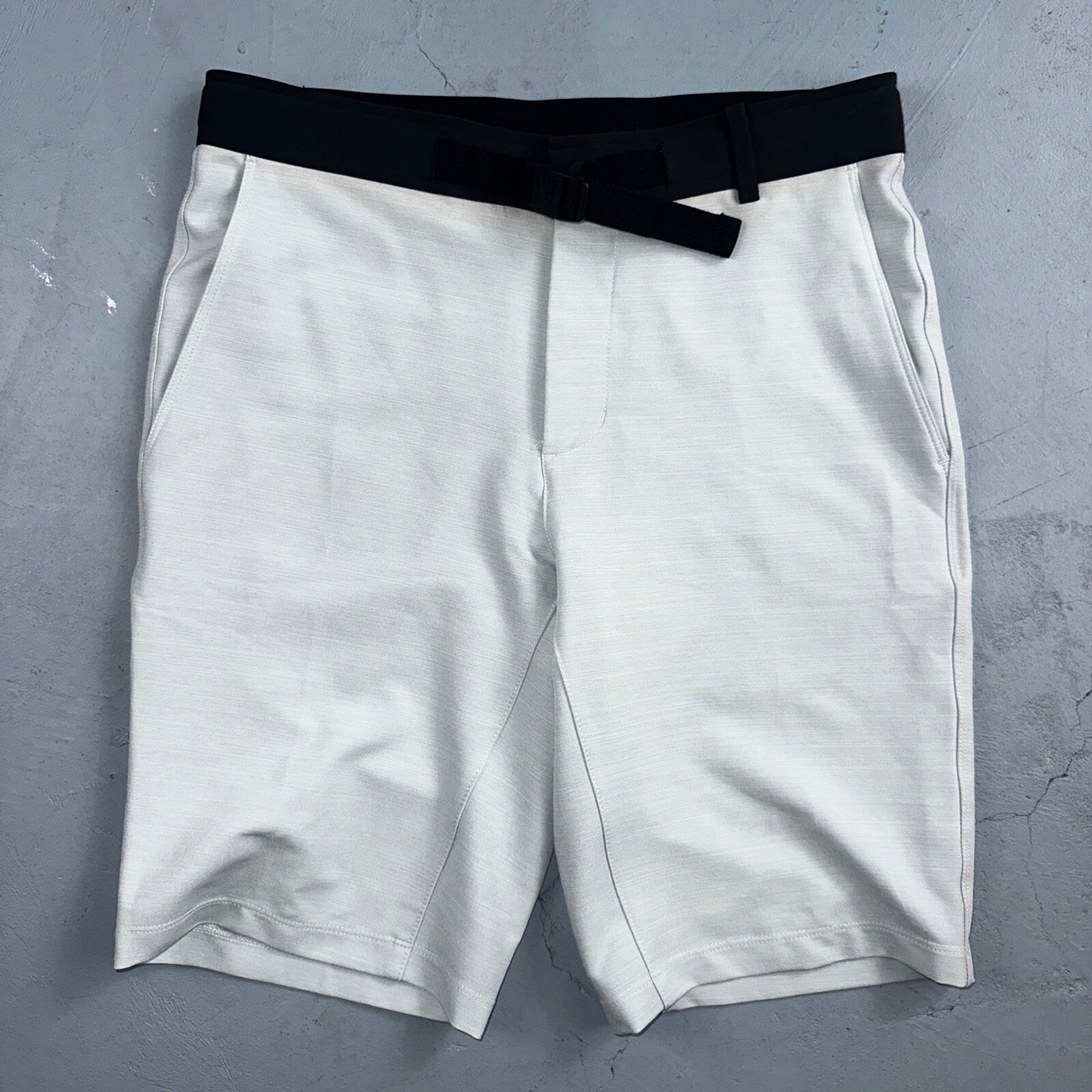 Nike Mens Golf Athletic Gym 28 Muscle Shorts Dri Fit Gray Gym Sports Small