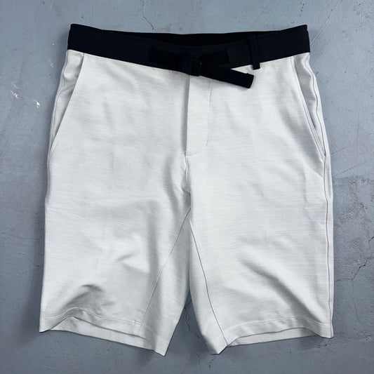 Nike Mens Golf Athletic Gym 28 Muscle Shorts Dri Fit Gray Gym Sports Small