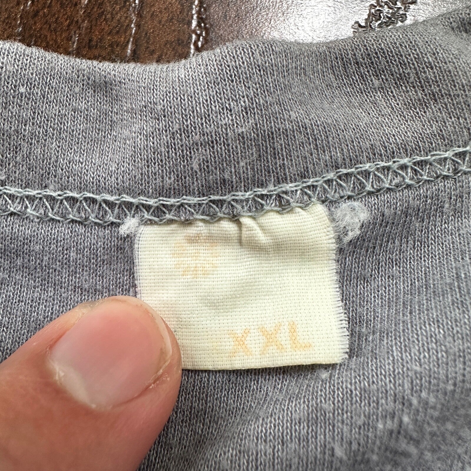 Legor Caltex VTG T Shirt Service Station PDX Portland Oregon Grey Single Stitch