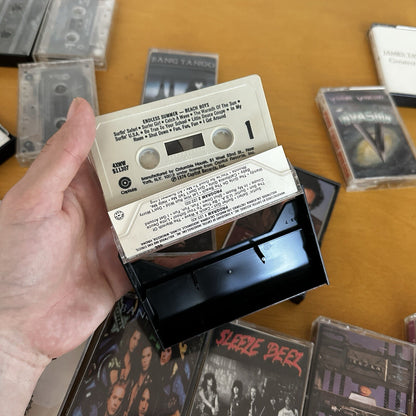 Lot Of 26 Random Cassette Tape Lot Music Lover Rock Metal Grunge Beach Boys Cool