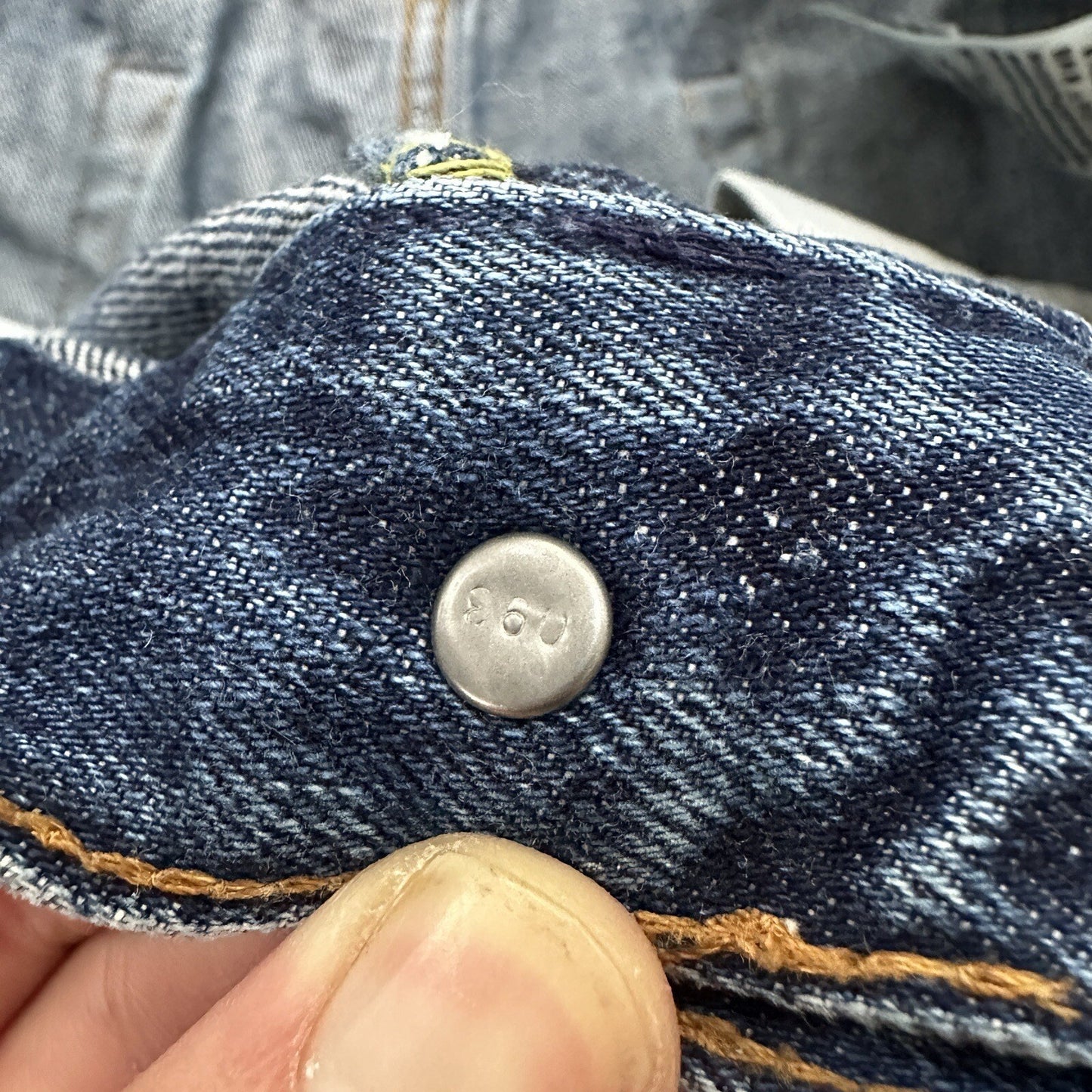 Levis LVC Big E Vintage Redline Selvedge Denim 505 Jeans USA Thrashed 28x34 501