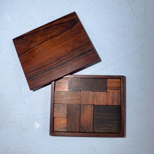 Alfred Klitgaard VTG Mid-Century Modern Rosewood MCM Game Denmark Danish Art