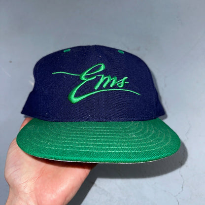 Eugene Emeralds Ems Fitted 7 3/8 Hat Minor League Professional Baseball VTG Wool