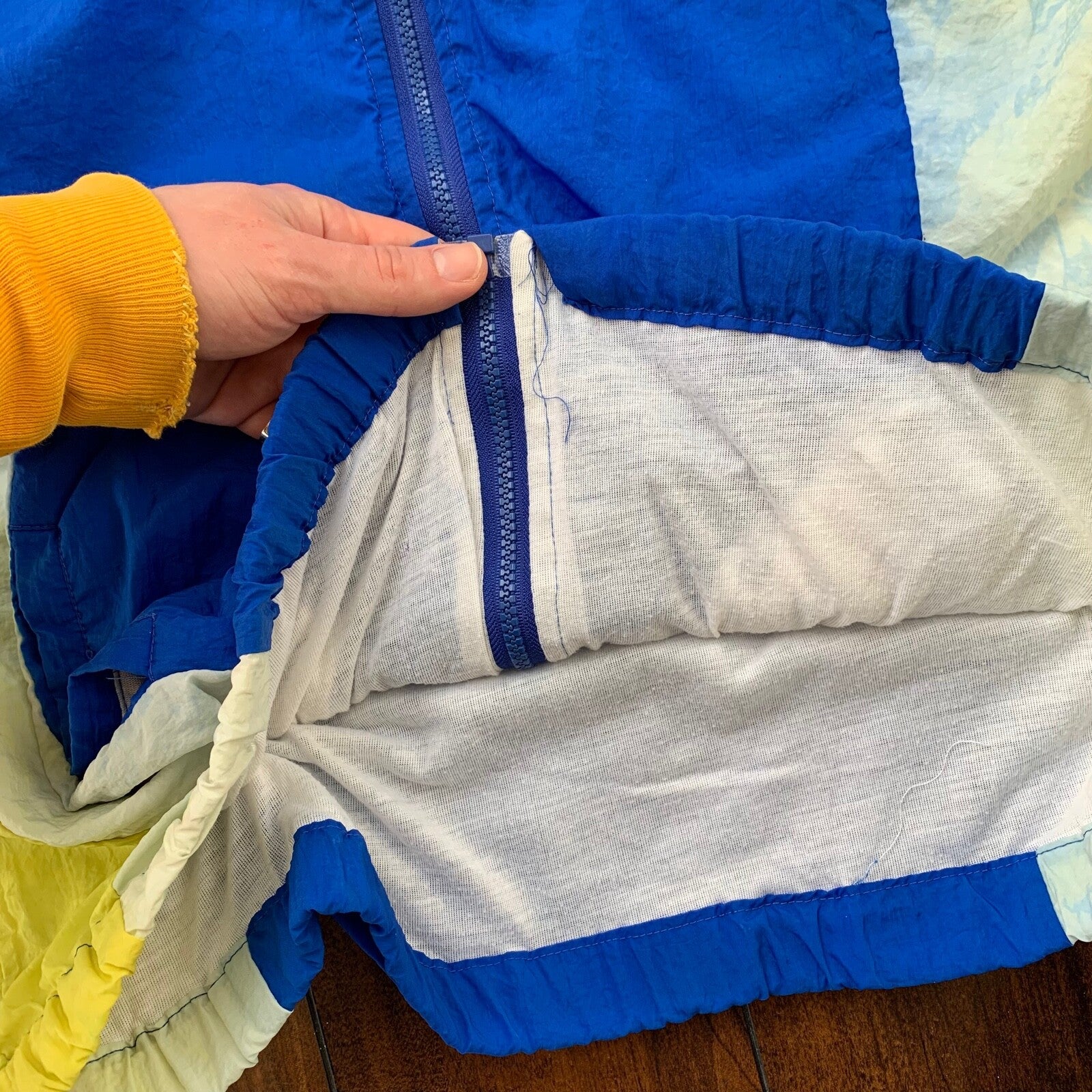 Vintage Nike MCENROE Full Zip Pullover Windbreaker Jacket USA Tennis 80s RARE