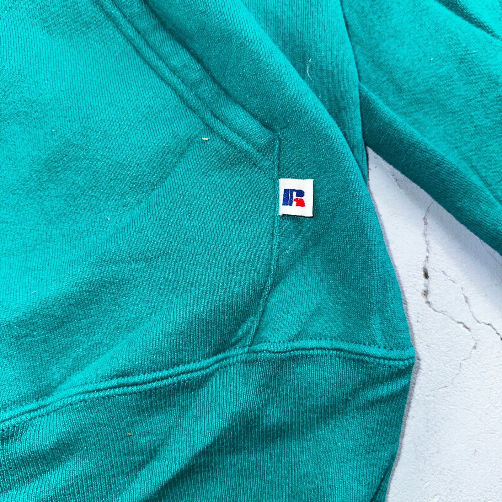 Russell Athletic Sweatshirt Tigard Track VTG Hoodie Green 90s USA Oregon PDX