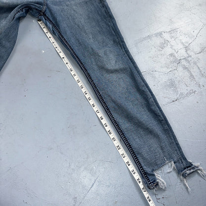 Silver Jeans Women Skinny Mid Rise Light Wash Denim Stretch Suki Pencil 32x29