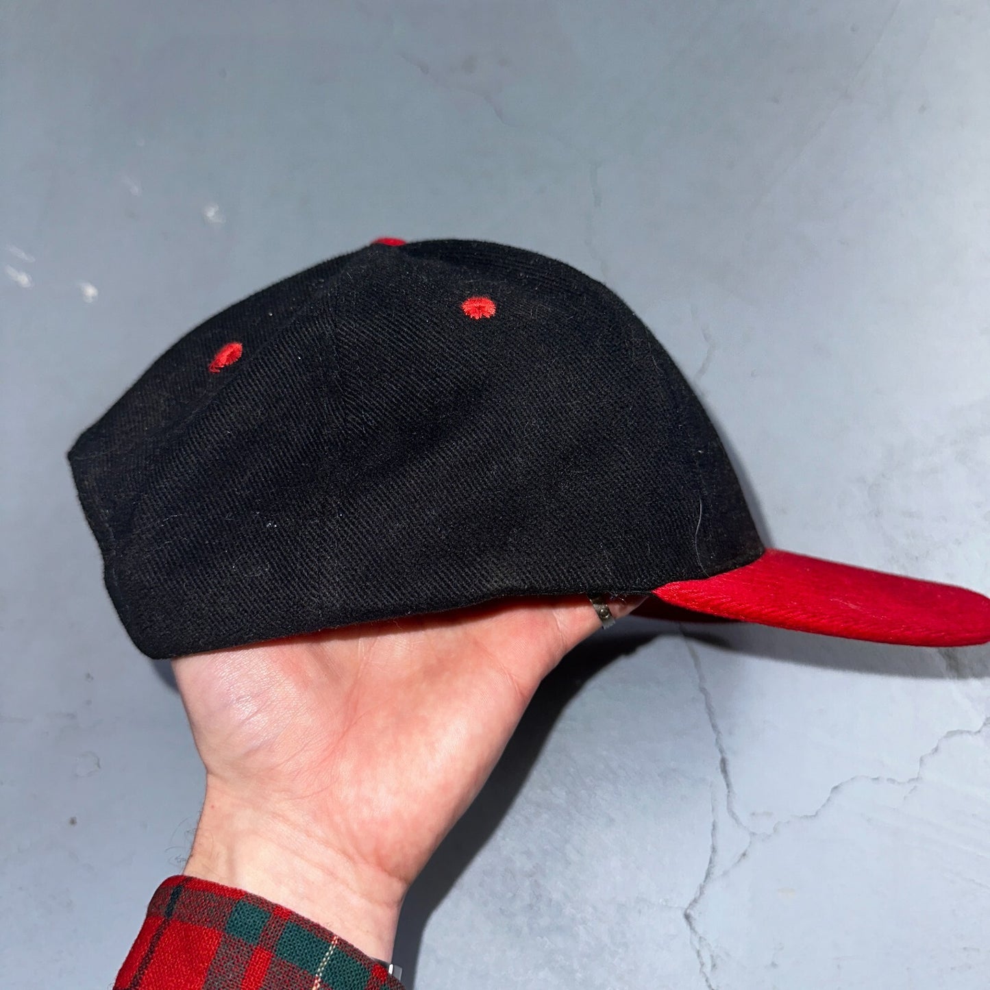 Davison Auto Parts Vintage Trucker Hat Baseball Black Red Basic 90s Harley