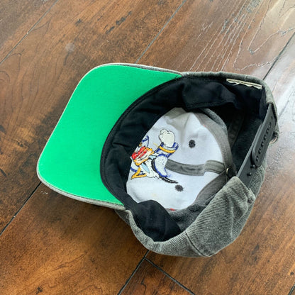 Donald Duck Vintage Hat Cap Snapback Rare Disney Angry Funny Cute 80s 90s Goofy