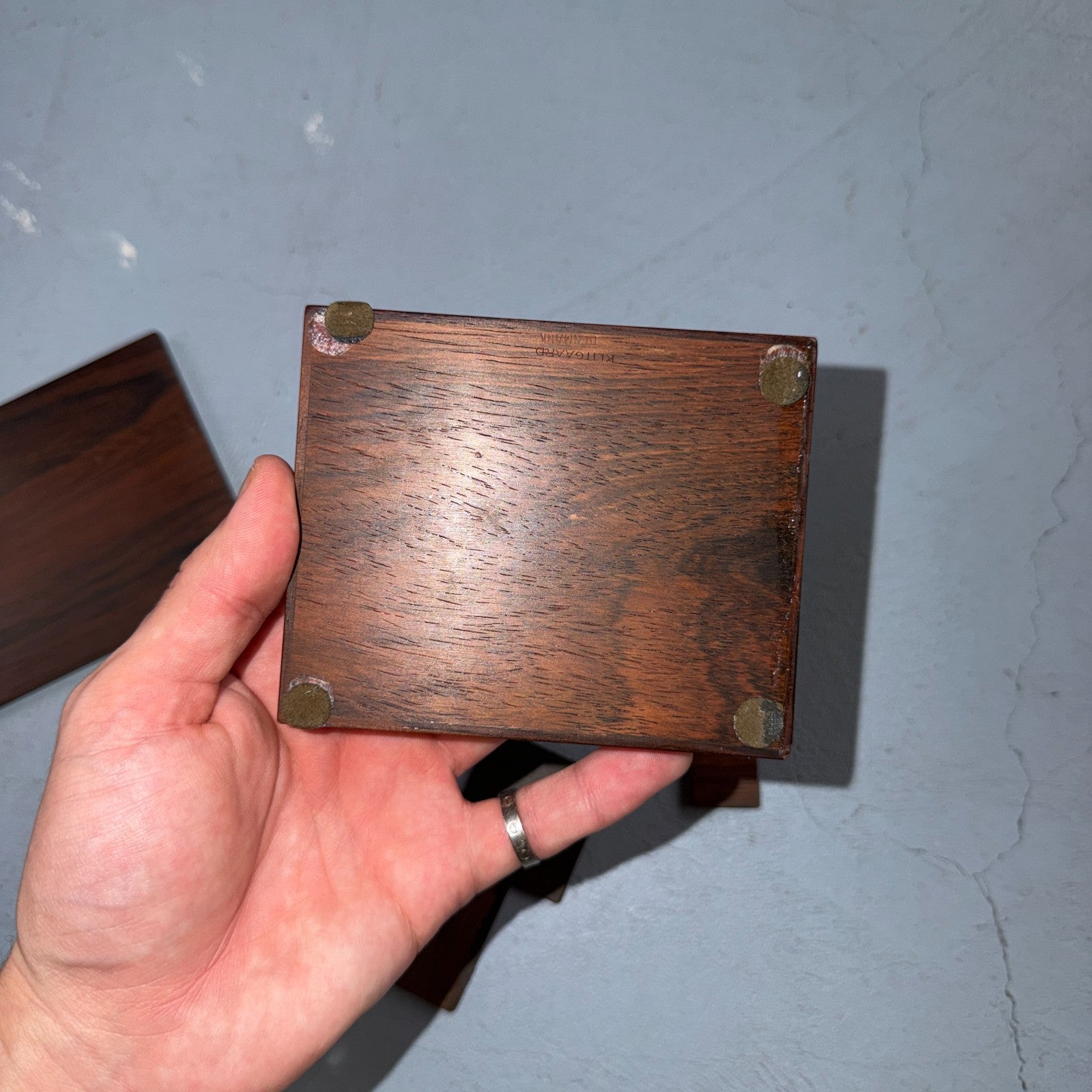 Alfred Klitgaard VTG Mid-Century Modern Rosewood MCM Game Denmark Danish Art