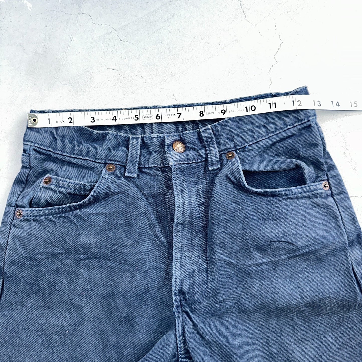 Levis 560 VTG Jeans Womens 14 Blue Wash Loose Straight Orange Tab Denim 25x26