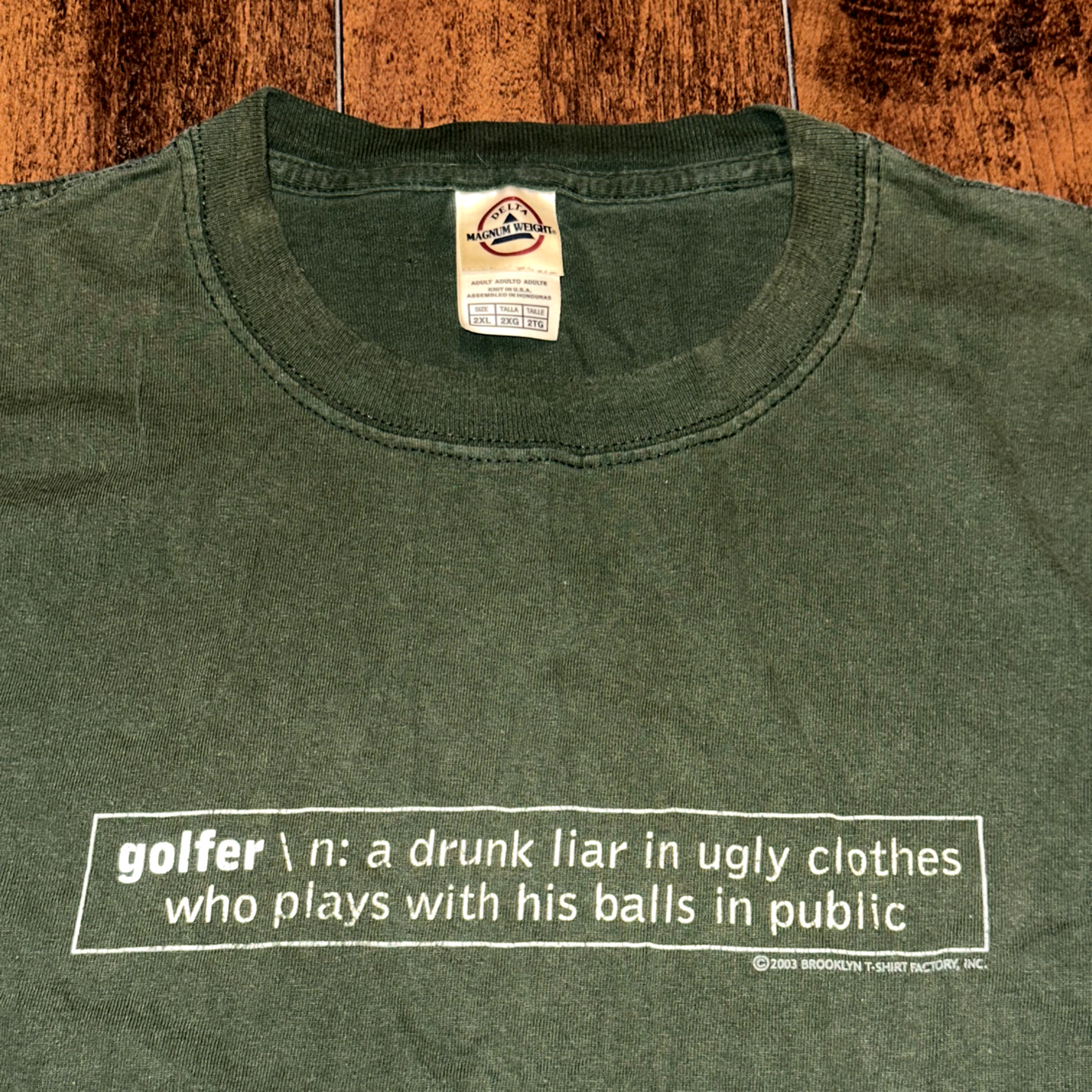 Golf Funny I HATE IT Vintage T Shirt Drunk Liar Sports Humor Dark Y2K Rap Golfer