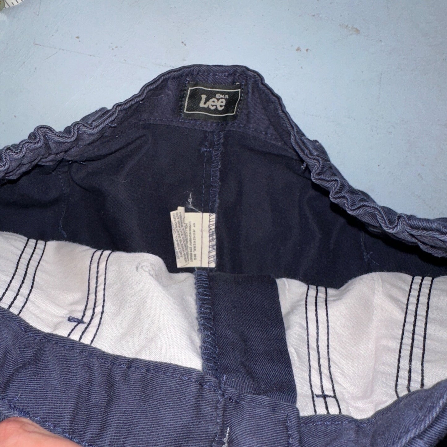 Lee Relaxed Fit Jeans Women's Size 6 Navy Straight Denim Y2K Work Wear