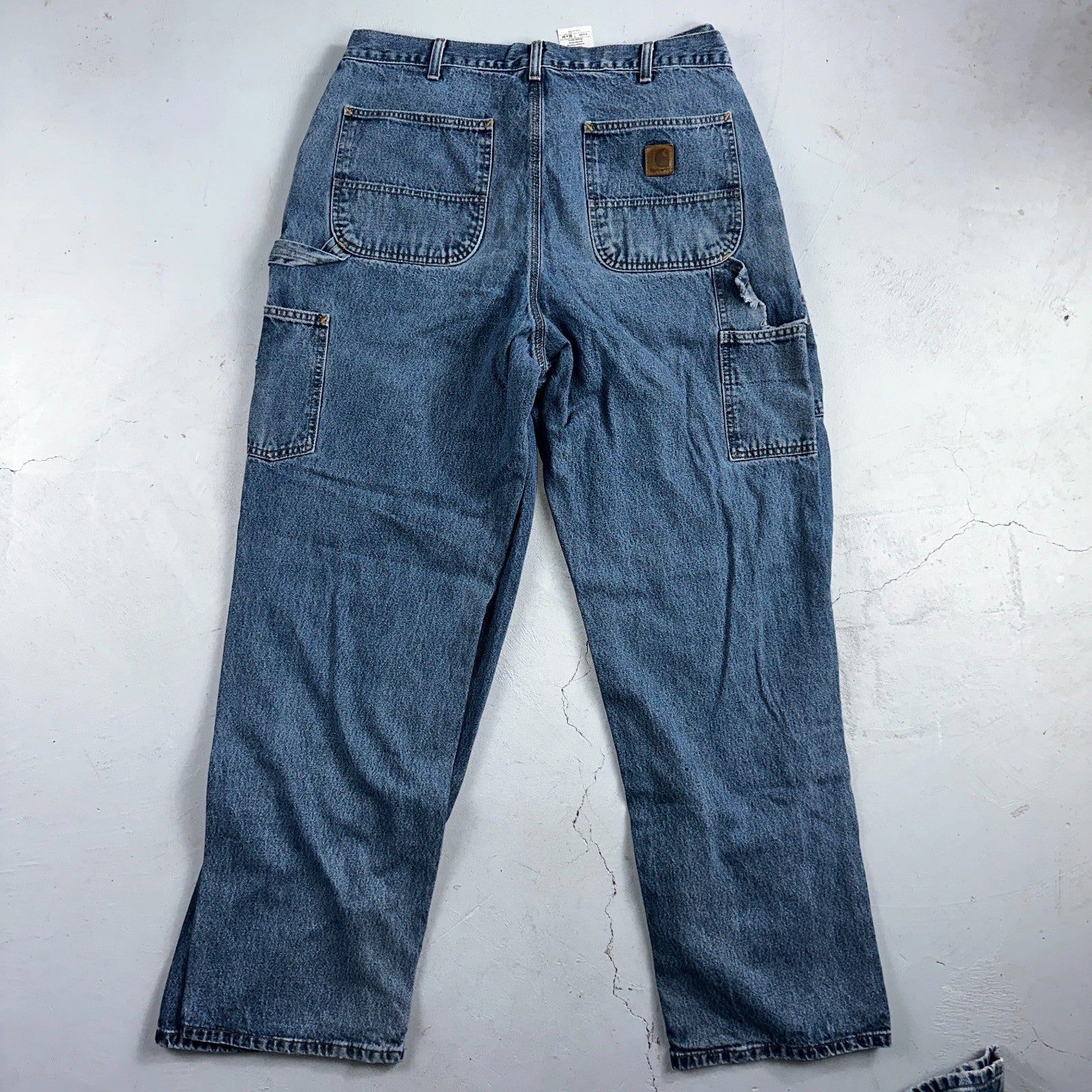 Carhartt B171 B13 DST Carpenter Jeans Relaxed Faded Pants 36x34 Lot of 3