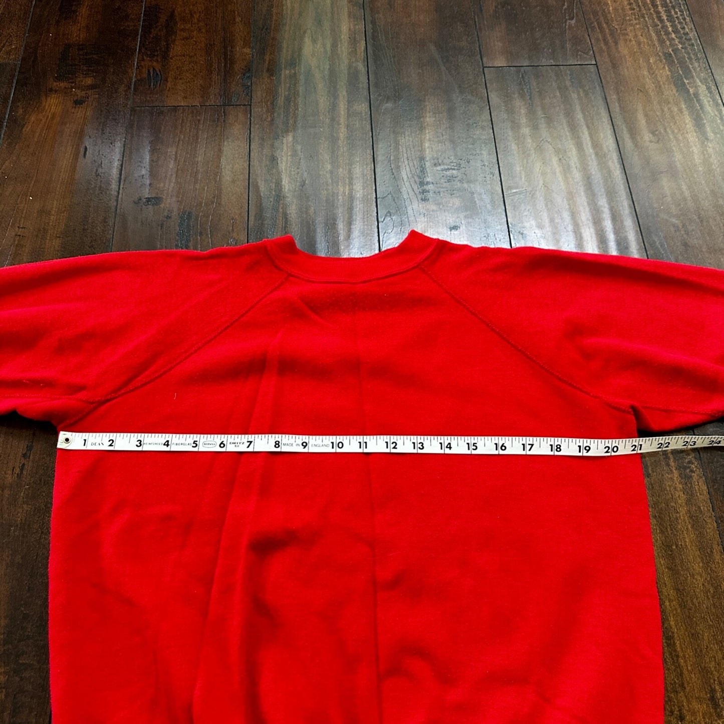 VTG 1960s Rockabilly Sweatshirt Sweater 60s 70s Blank Basic Afterhood USA Red