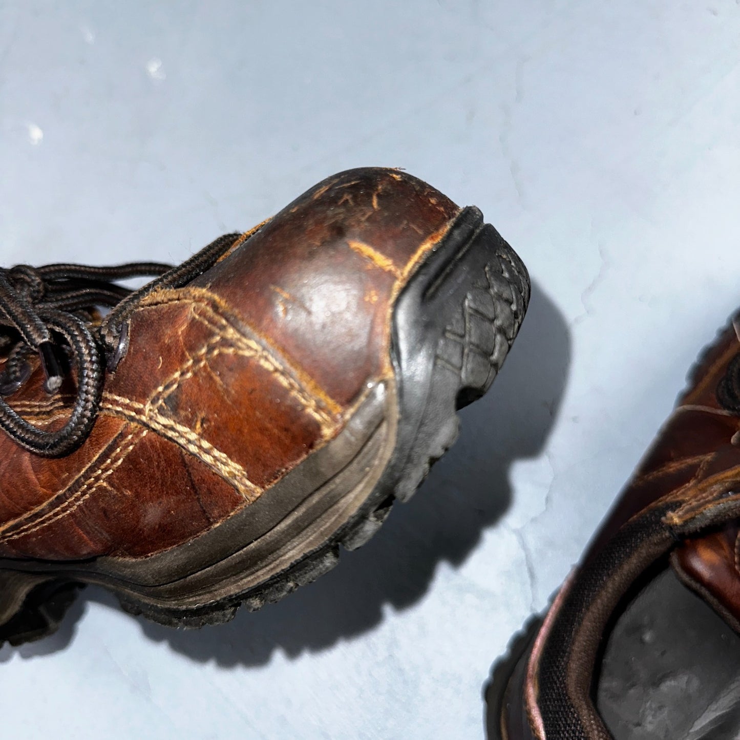 Dr. Martens 10854 Industrial Chunky Brown Leather Mens Shoes Size UK 7 US 8 Doc