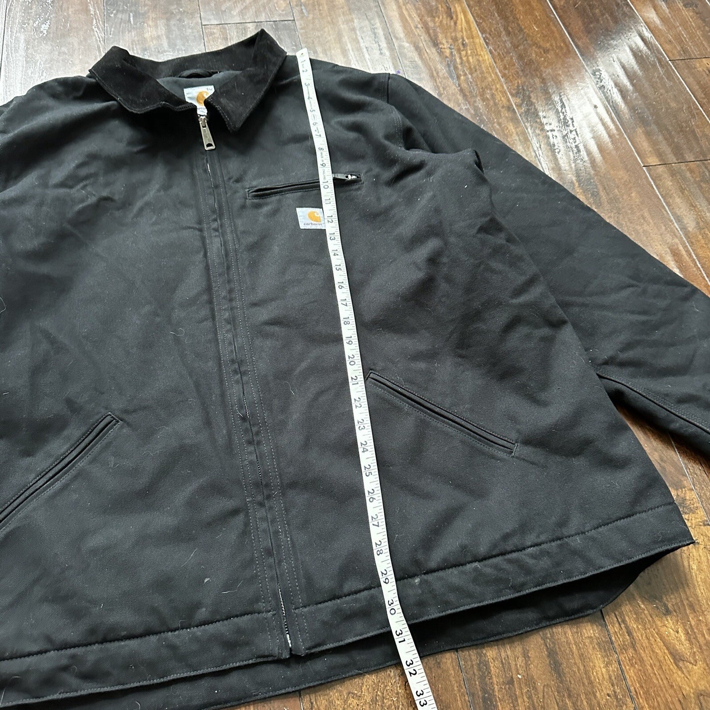 Carhartt Duck Detroit Jacket Men’s Size 3XLT CT103828 Black Hip Hop Rap Work VTG