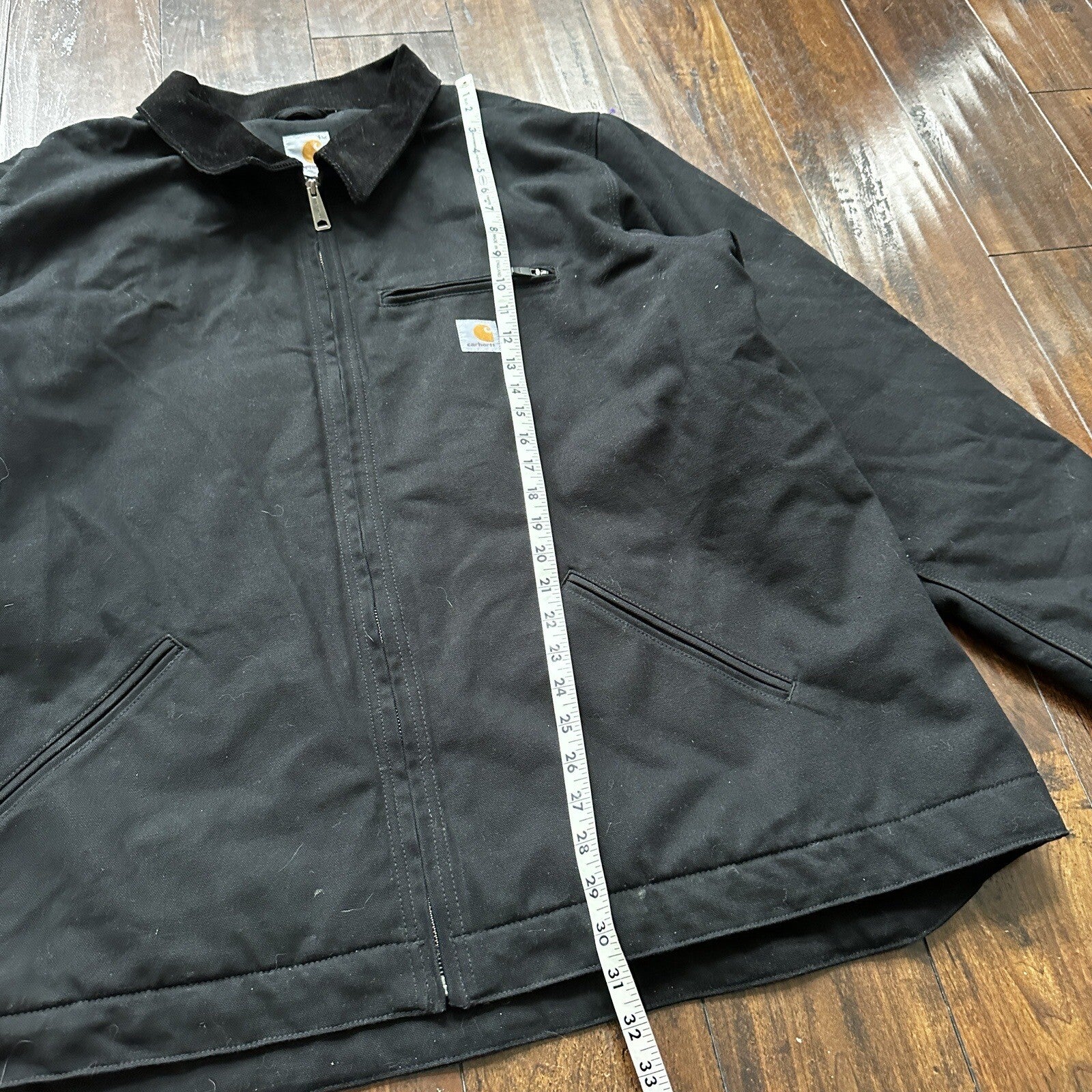 Carhartt Duck Detroit Jacket Men’s Size 3XLT CT103828 Black Hip Hop Rap Work VTG