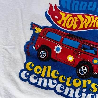 Hot Wheels RARE Beach Van Cruiser Vintage T Shirt Collectors Convention 90s