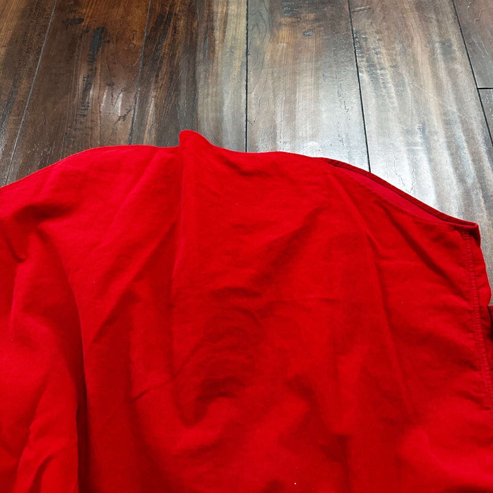 Polo Ralph Lauren Red Button Down Work Shirt Dress Vtg Up Y2K 90s Western Blake