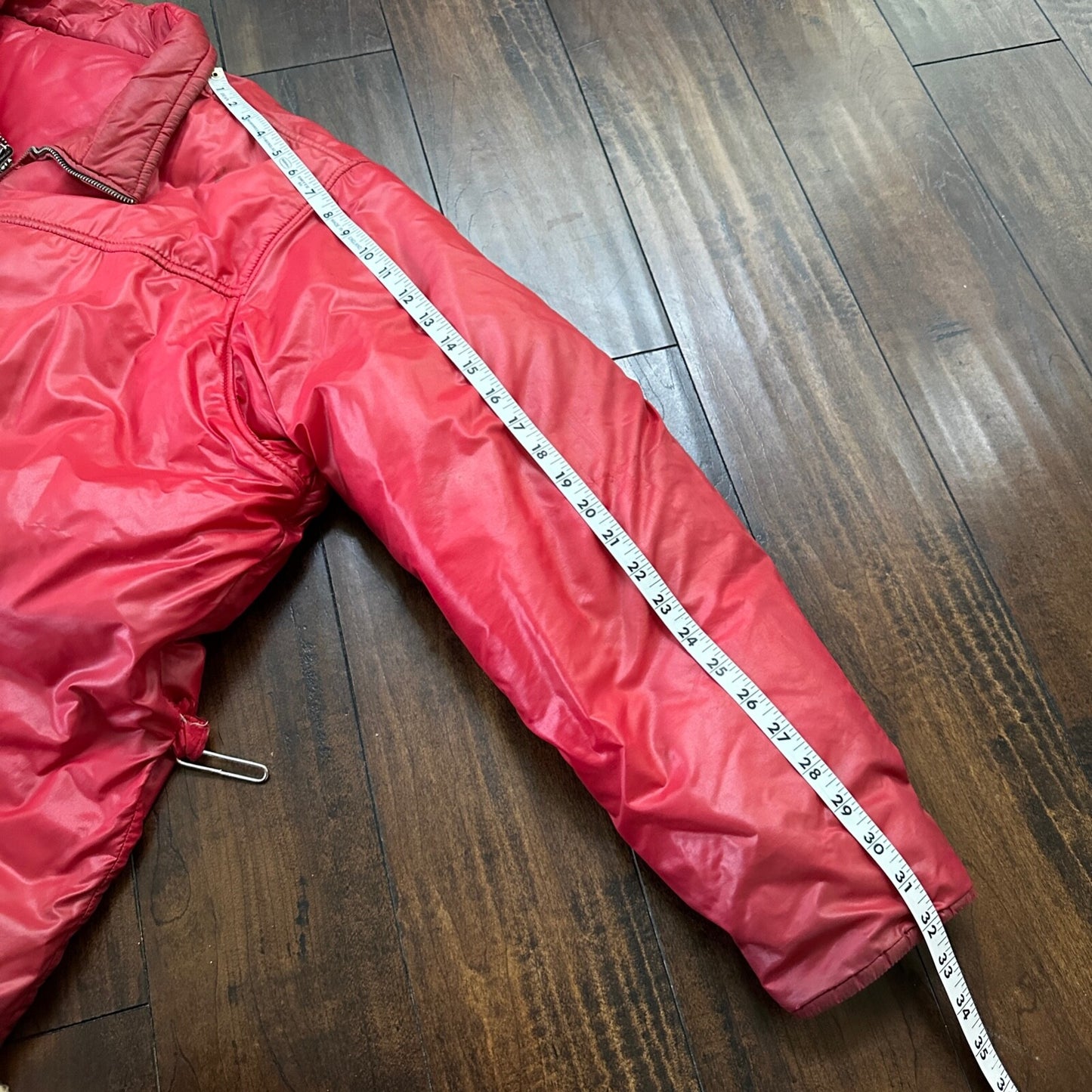 VTG 1960's Roffe Down Filled Ski Jacket Blue XL Mens Parka Red Warm