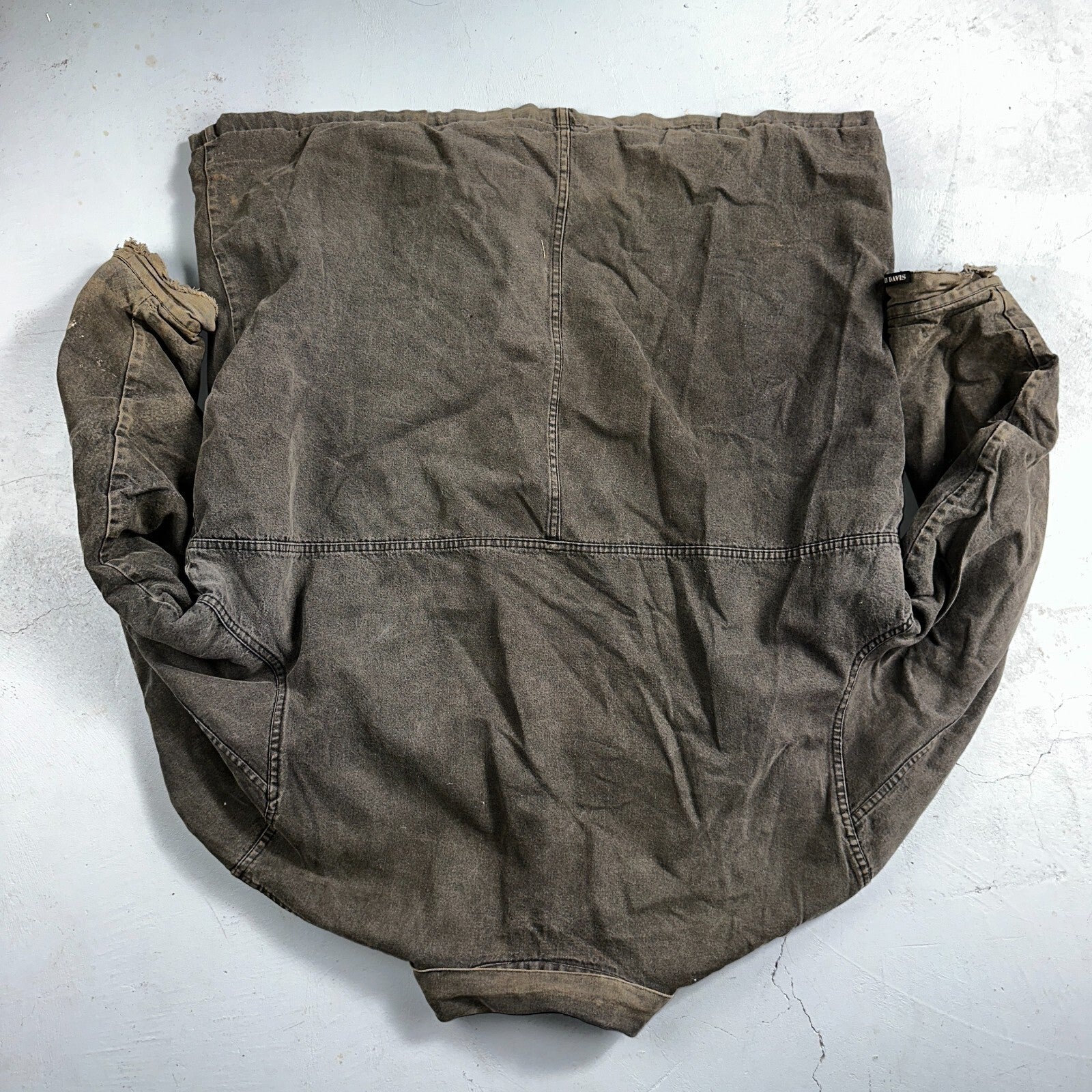 Ben Davis Jacket VTG 90s Canvas Blanket Lined Chore Workwear USA 3XL Detroit