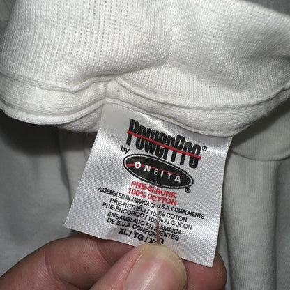 VTG Oneita XL Blank White T Shirt 90s Basic Rap Single Stitch ONE TEE LOT AVAIL