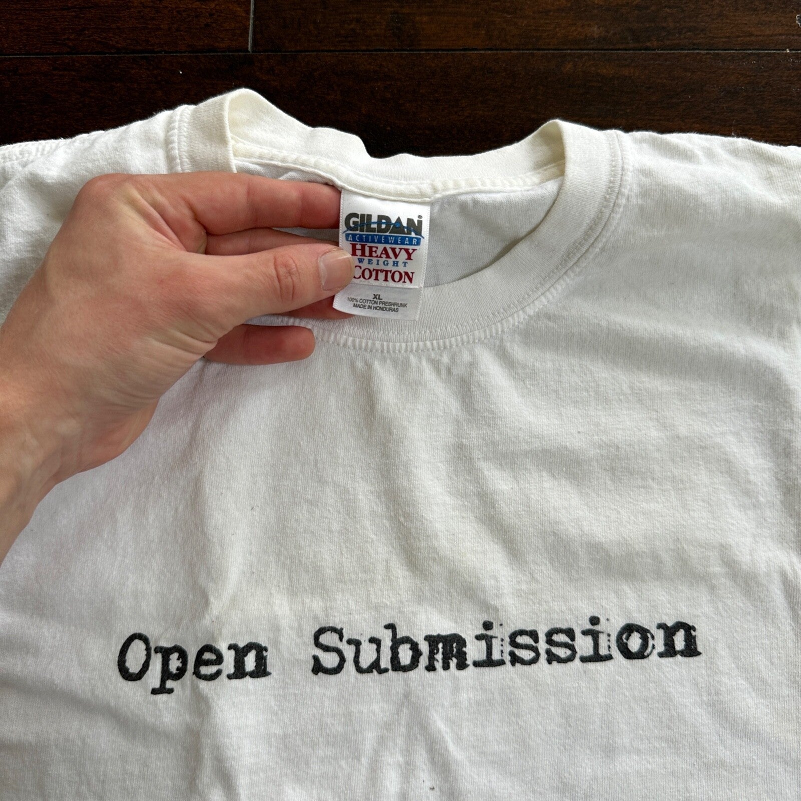 Open Submission Vintage T Shirt Gildan XL Missouri River White Rap Musical