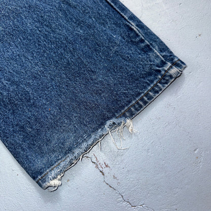 Levis 517 Vintage 80s USA Orange Tab Bootcut Flare Blue Worn Jeans Act 34x29