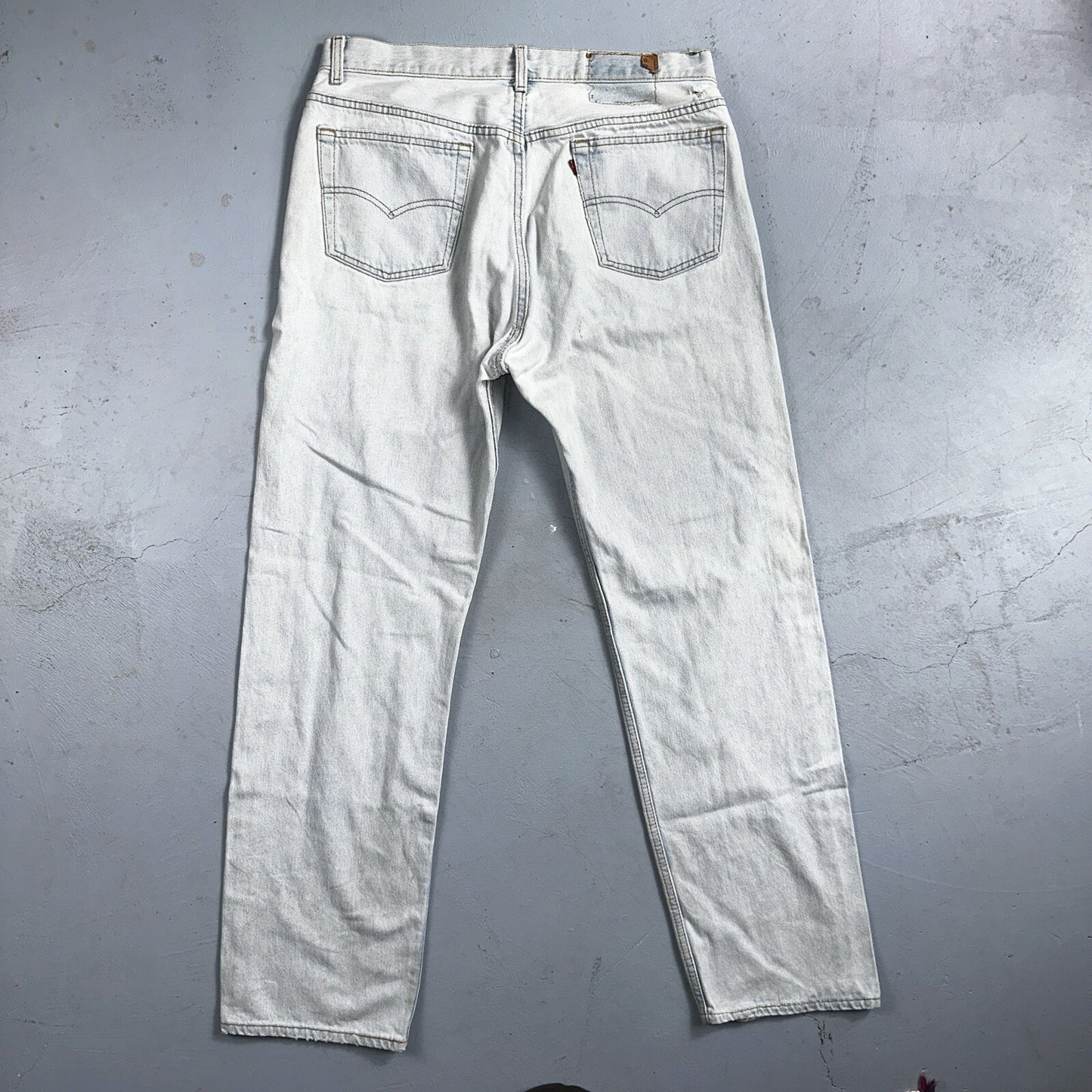 Levis 501 Vintage 90s USA XX Straight Leg Jeans 36x32 Light Wash Act 33x30