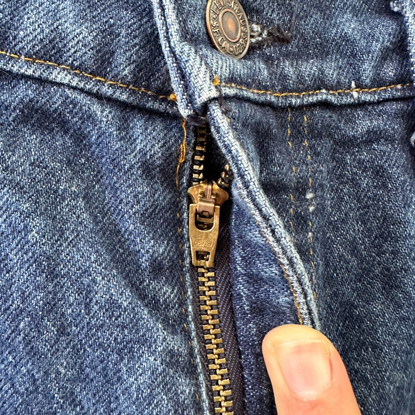 Levis 517 Vintage 80s USA Orange Tab Bootcut Flare Blue Jeans 36x33 Act 34x29