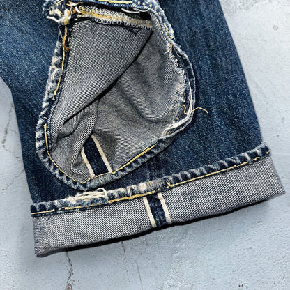 Levis 501 XX Big E Vintage 50s Redline Selvedge USA XX Reworked Jeans 29x29