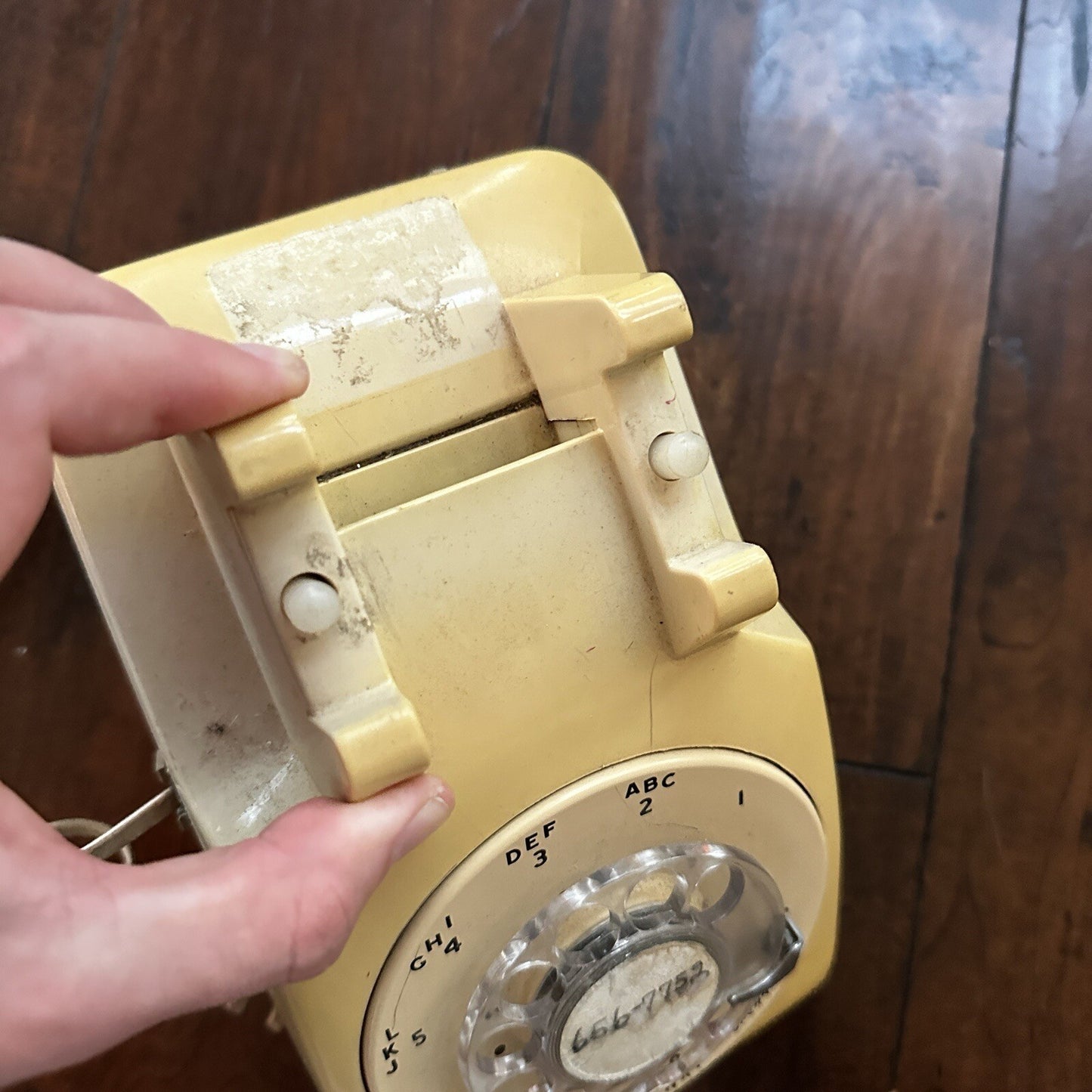 VTG Bell System Western Electric Beige Rotary Dial Desk Telephone 500 NE591 60s