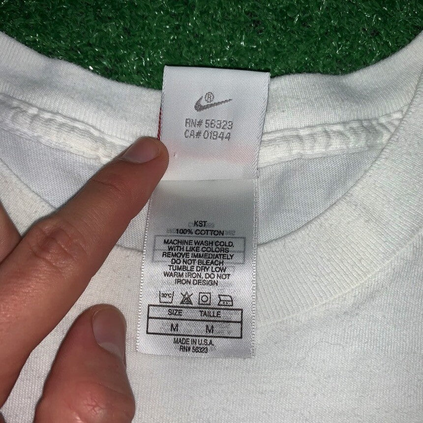 Jordan Babe Ruth Baseball Vintage Nike T Shirt USA Rare Play Hoop 90s Gray Tag