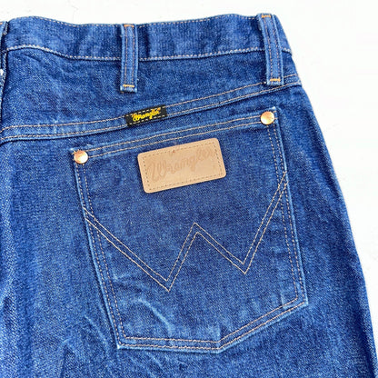 Wrangler Jeans 13MWZ Mens 36x30 Blue Cowboy Cut Vintage Denim Workwear Western